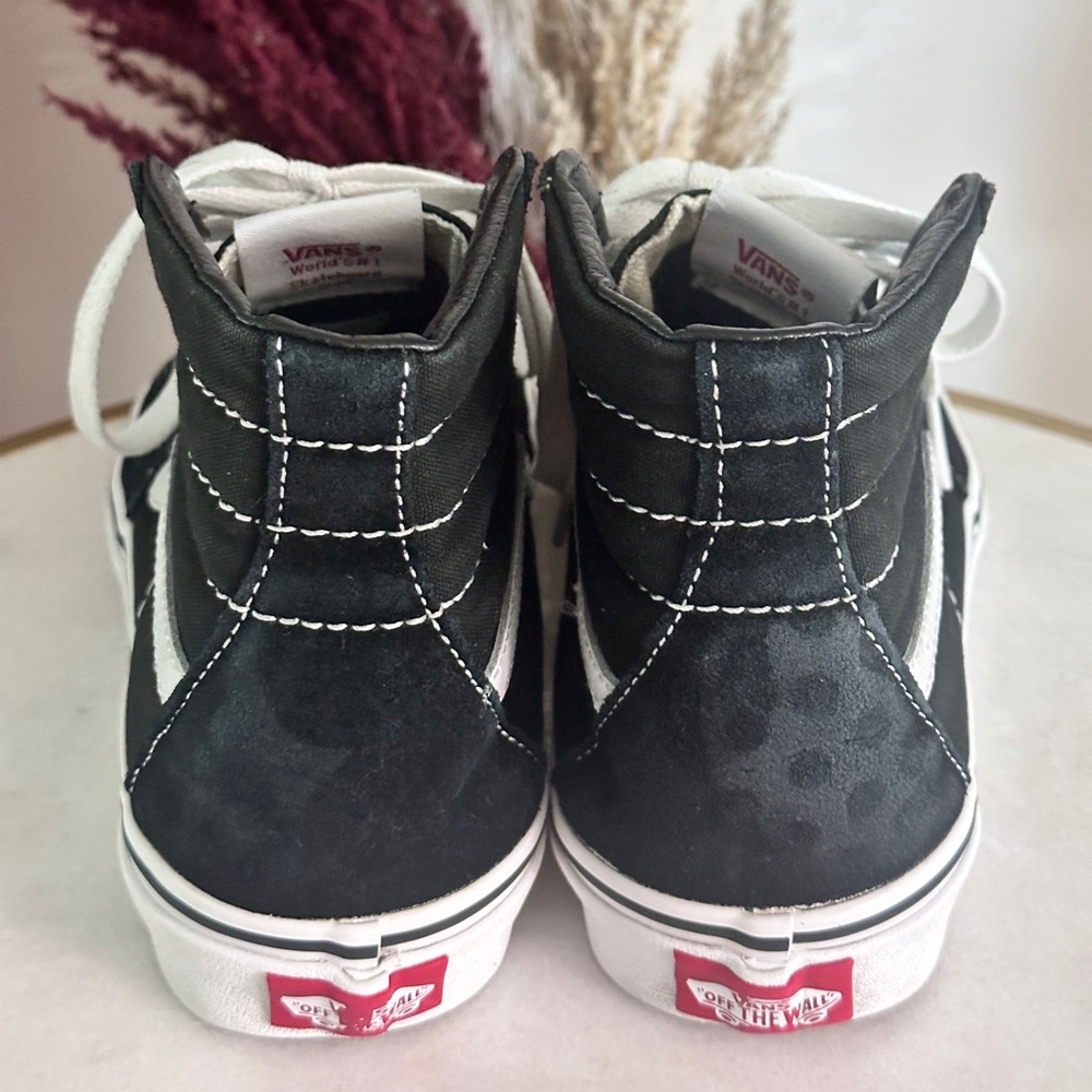 Vans Men's/Unisex Black and White Sk8-High-Top Sneakers size 6.5W 5M - Picture 6 of 7